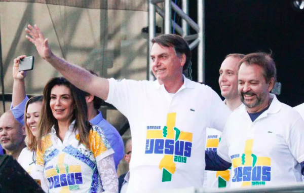 Bolsonaro diz que evangélicos foram “decisivos” no destino do Brasil, na Marcha Para Jesus
